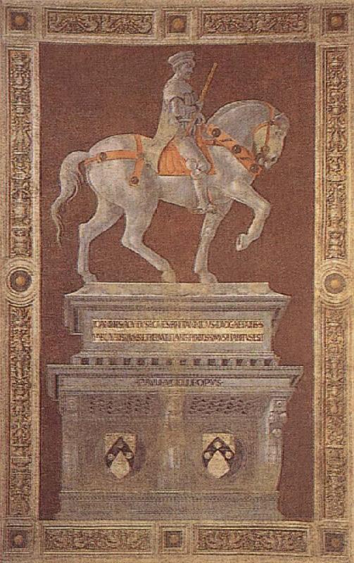 UCCELLO, Paolo Reiterportrat of John Hawkwood oil painting image
